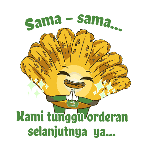 Pisang Kipas Presiden Sticker