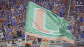 The U Flag GIF by Miami Hurricanes