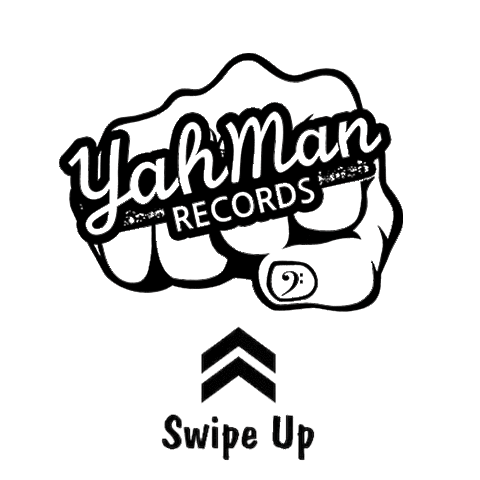 Swipe Up Black Music Sticker by Yah Man Records