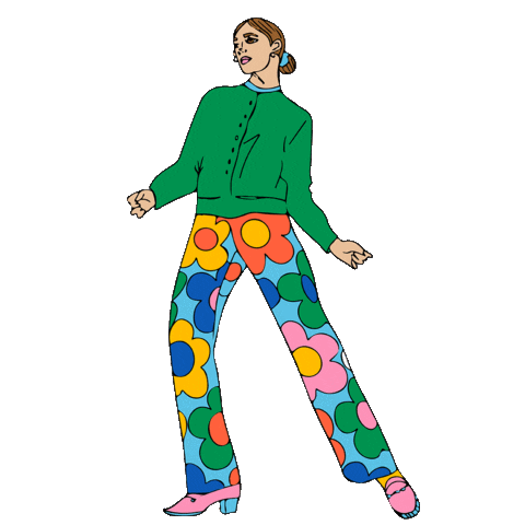 Fashion Illustration Sticker