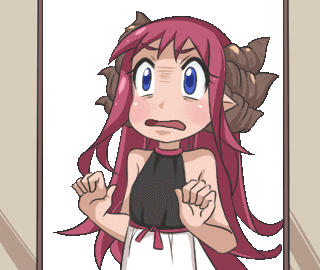 scared anime expression gif