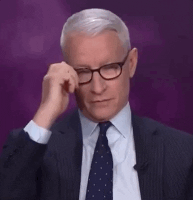Tired Anderson Cooper GIF by GIPHY News