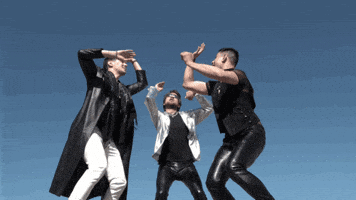 Jump High Five GIFs - Get the best GIF on GIPHY