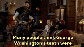 Awkward George Washington GIF by CBS