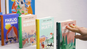 Books Dominoes GIF by Moomin Official