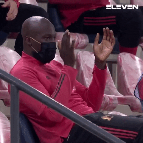 Clapping Belgium GIF by ElevenSportsBE