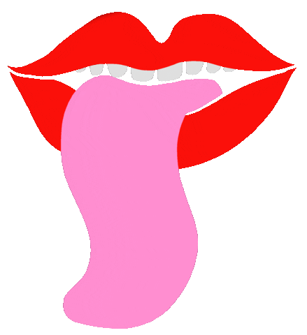 Tongue Mouth Sticker by Clarin