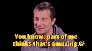 Awesome Bear Grylls GIF by First We Feast