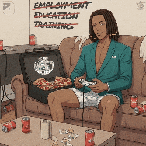 Stay Home No Life GIF