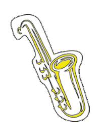 Saxophone Tusseneusenlippe Sticker by tnloeteldonk