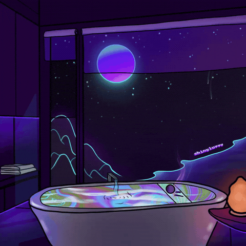 Shooting Star Dreaming GIF by SHINYLUV