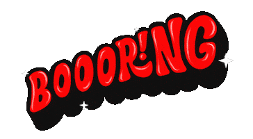 Boring Sticker