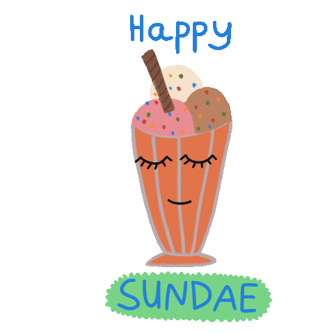Ice Cream Weekend Sticker