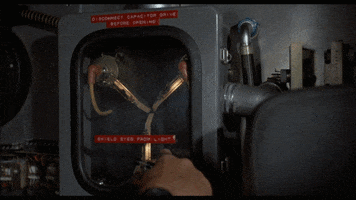 back to the future flux capacitor GIF