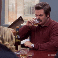 Season 6 Drinking GIF by Parks and Recreation