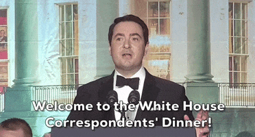 White House Correspondents Dinner Nerd Prom GIF by GIPHY News