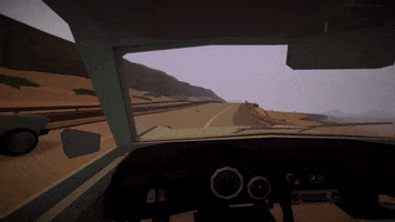 low poly driving GIF by Excalibur Games Official