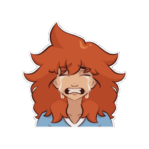 Crying Sticker
