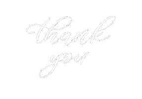 Thanks Lettering Sticker