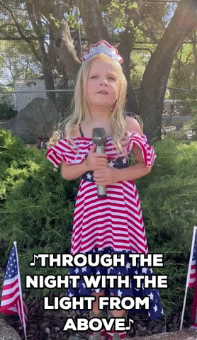 Independence Day Singing GIF by Storyful