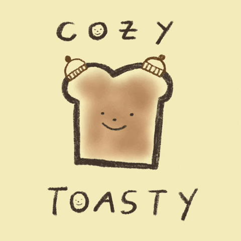 Toast Beanie GIF