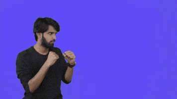 Happy Fight GIF by Aakash Ranison