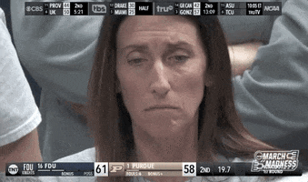 Stressed College Hoops GIF by NCAA March Madness