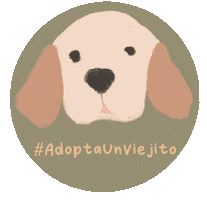 Adopt Dont Shop Senior Dog Sticker by Bumilifestyle