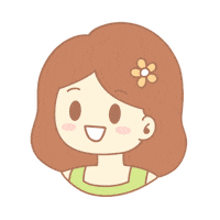 Florassence happy smile kawaii sticker Sticker