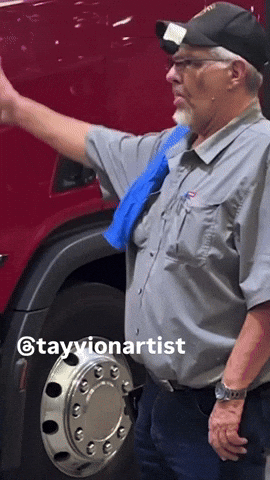 Trucker Thumbs Down GIF