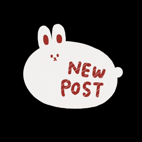 New Post うさぎ GIF