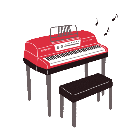 Piano Keys Sticker