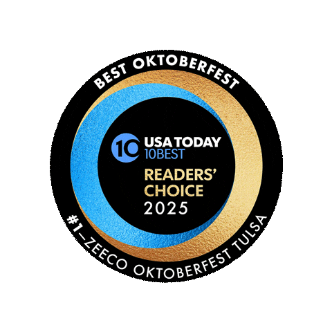 Tulsa Oktoberfest Sticker by Zeeco Oktoberfest Tulsa