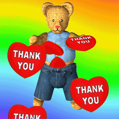 Thank You Teddy Bear GIFs - Get the best GIF on GIPHY