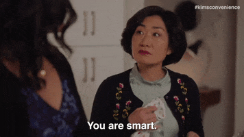 You Are Smart Jean Yoon GIF by Kim's Convenience