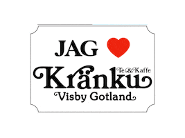 Visby Gotland Sticker by Kränku Te & Kaffe