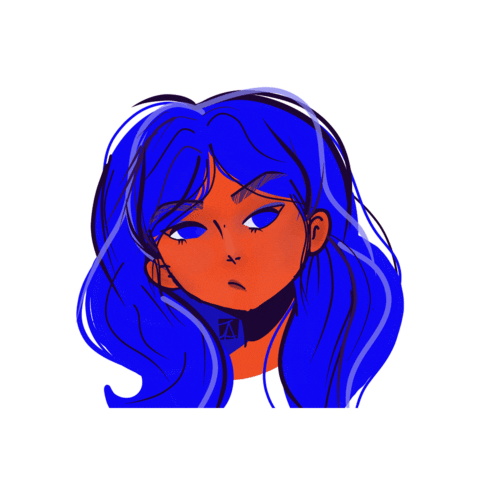 Girl Sticker