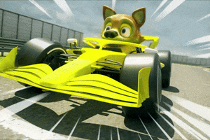 Happy Formula One GIF by The Animasks