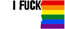 Rainbow Love Sticker by Deadnoir Apparel