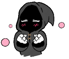Happy Grim Reaper Sticker