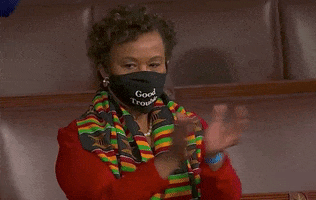Barbara Lee Applause GIF by GIPHY News