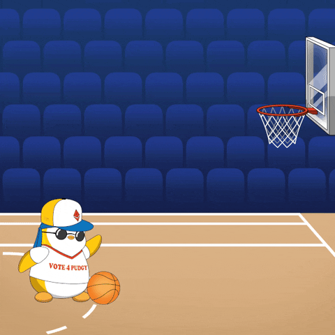 Slam Dunk Sport GIF by Pudgy Penguins