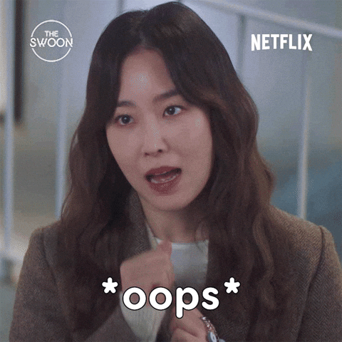 Sorry Oh No GIF by The Swoon by NetflixKContent