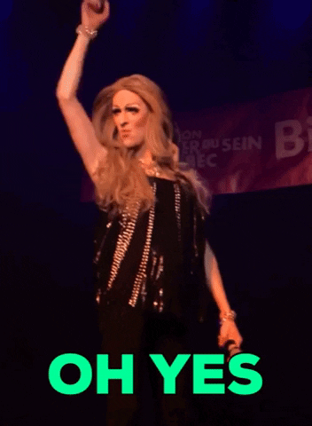 drag queen yes GIF by Dory Ladrag