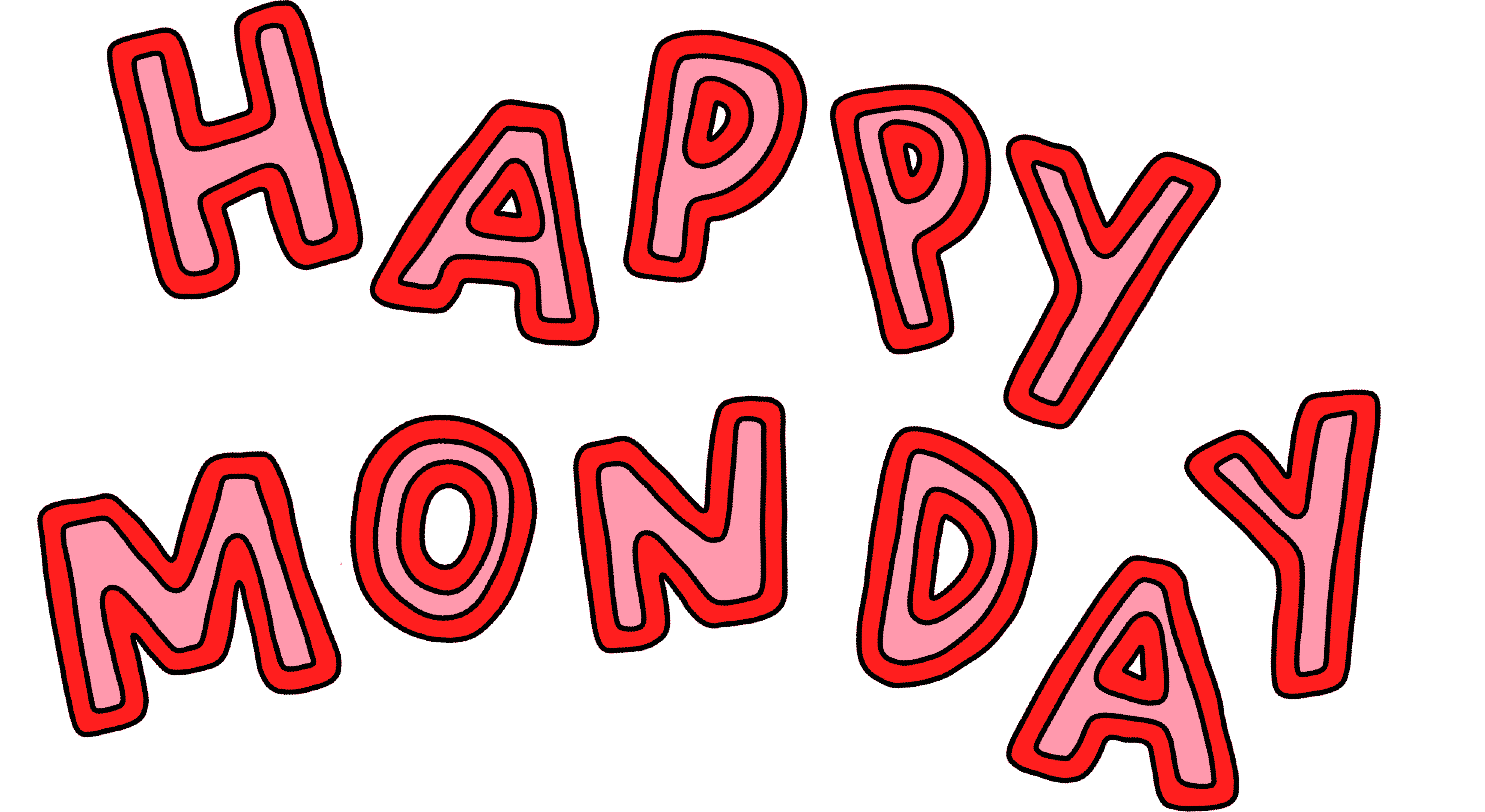 Happy Monday Sticker by Poppy Deyes for iOS & Android | GIPHY