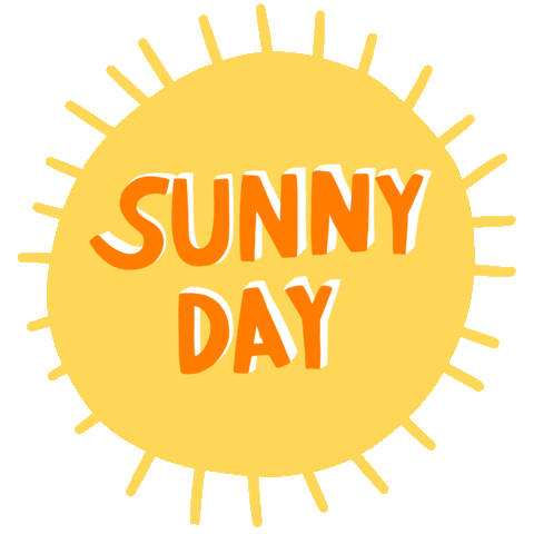 Sunny Day Sun Sticker
