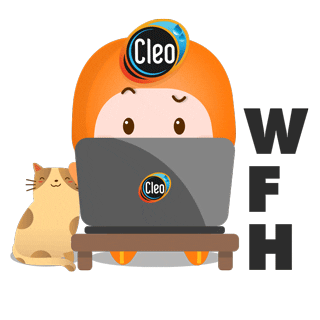 Cleo Pure Water Sticker