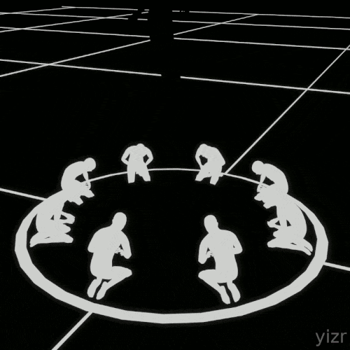 yizr art animation loop retro GIF