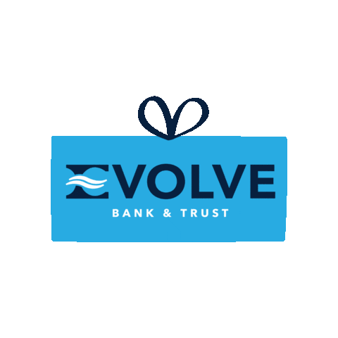 Holidays Evolved Sticker by Evolve Bank & Trust