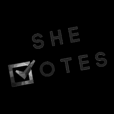 She Votes GIF